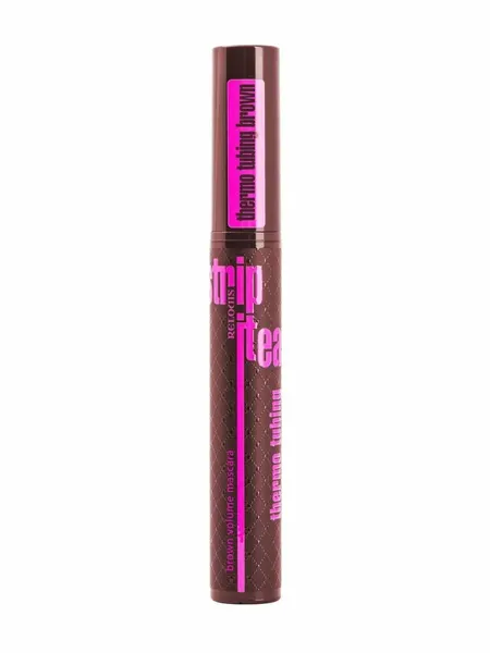 RELOUIS Термотушь для ресниц коричневая объемная Strip It Easy Thermo Tubing