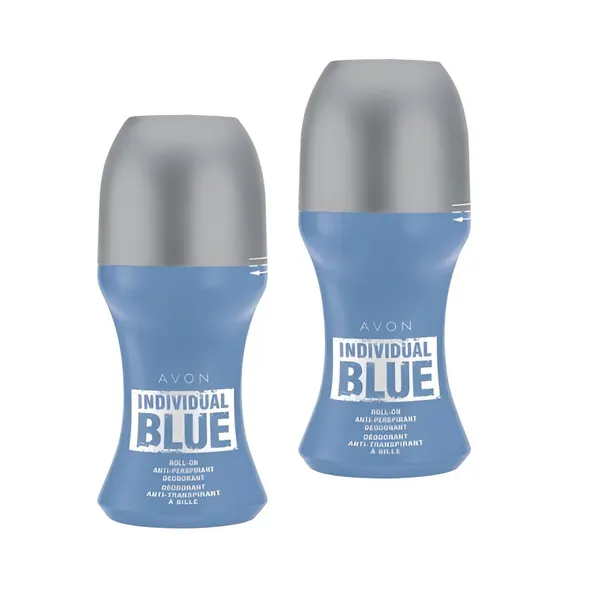 AVON Набор дезодорант-антиперспирант с шариковым аппликатором Individual Blue, 50 мл (2 шт)