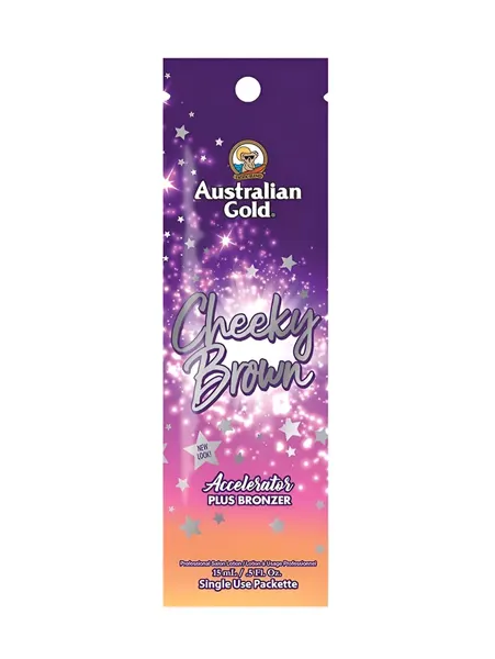 Лосьон для загара Australian Gold Cheeky Brown с мгновенным бронзирующим комплексом, саше 15 мл