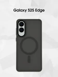 Чехол на Samsung S25 EDGE/С25 Эдж, c Magsafe (Premium) - Серый
