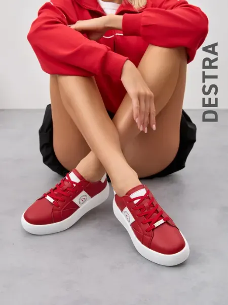 Кеды красные женские Destra