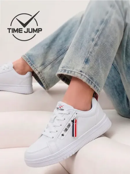 Кеды женские белые повседневные TimeJump