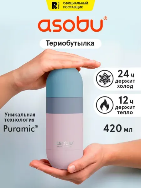 Термос для чая и кофе Асобу Orb спортивная 420 мл ASOBU