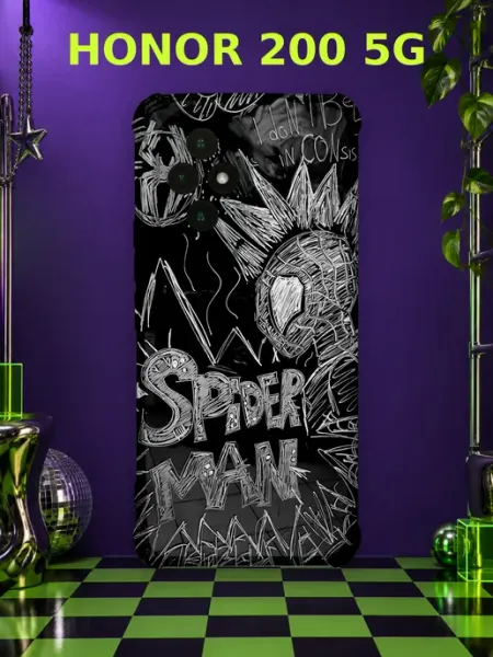 Чехол на Honor 200 5G Человек-паук Нуар spider noir марвел PRINTberries
