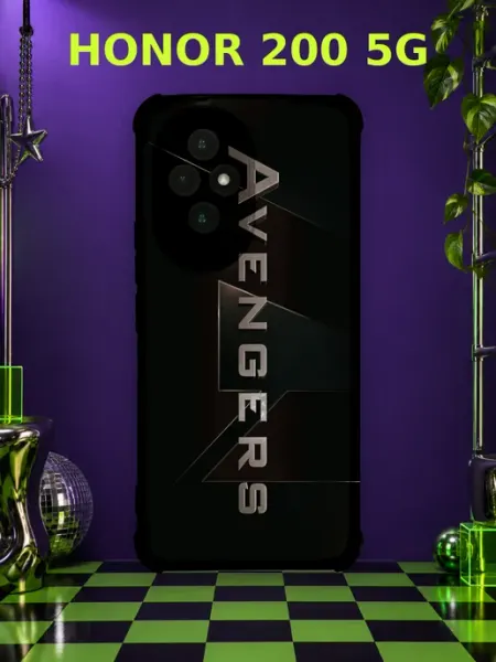 Чехол на Honor 200 5G Мстители супергерои дум комикс марвел PRINTberries