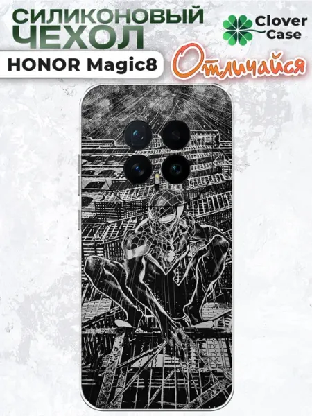 Чехол на Honor Magic 8 Spider-Man CloverCase