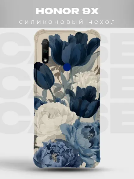 Чехол на Honor 9x Цветы флораль нежные букет весна PRINTberries