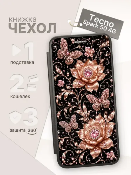 Чехол-книжка для Tecno Spark 50 4G ArtBookCase