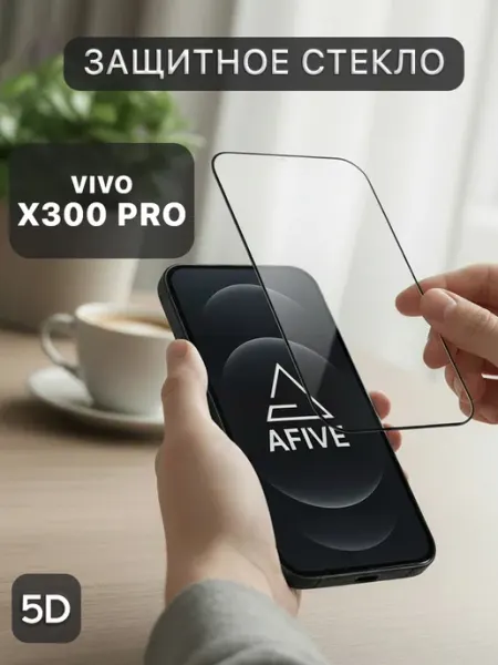 Защитное стекло 5D на Vivo X300 Pro AFIVE