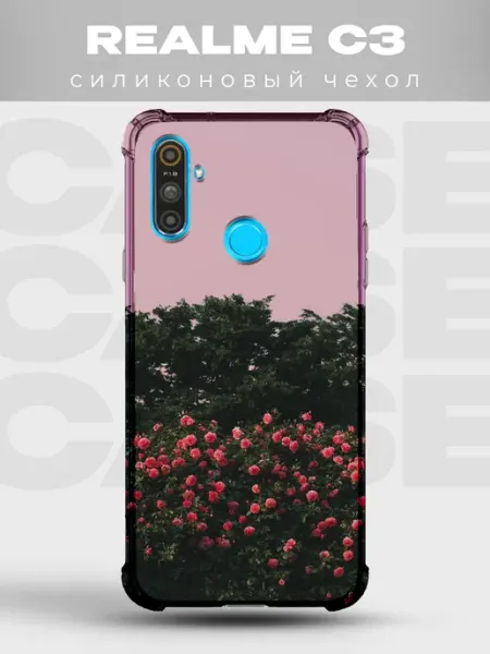 Чехол на Realme C3 Цветы букет весна флораль нежные PRINTberries