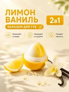 Бальзам для губ EXO EGG Лимон Ваниль