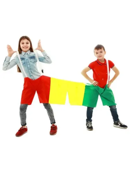 Спортивные шорты для детей с лямками МИКС ПМДК