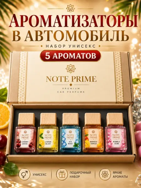 Ароматизатор в машину набор подарочный NOTE PRIME
