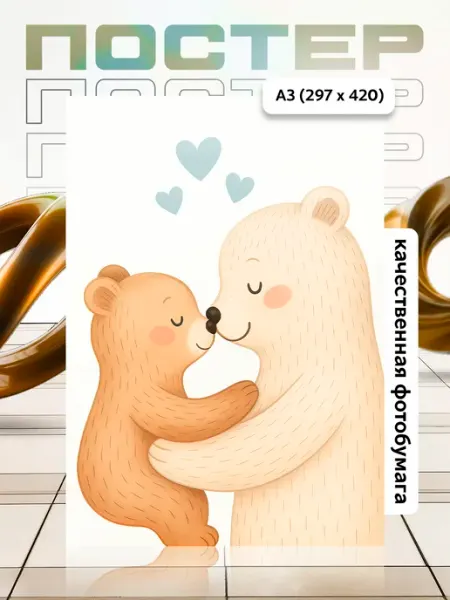Постер А3 в детскую APGifts