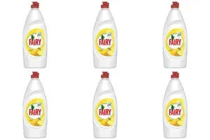 Fairy Средство для мытья посуды Сочный лимон, 650 мл, 6 шт/