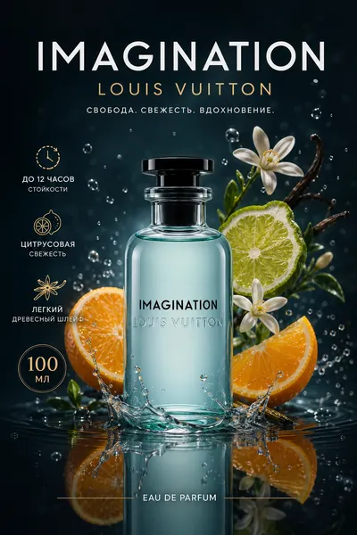 Imagination духи, парфюмерная вода для мужчин и женщин, Louis Vuitton Imagination, 30 мл