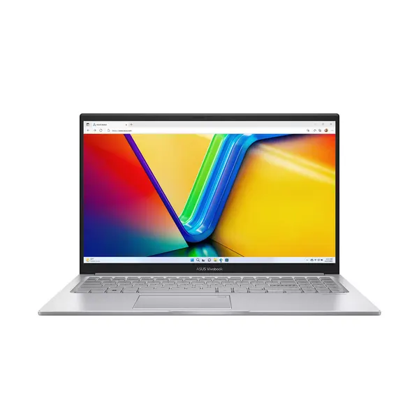 Ноутбук ASUS Vivobook 15 X1504VA-BQ5276, Intel Core 5 120U, RAM 16ГБ, SSD 512ГБ, Intel Graphics, без ОС, серебристый