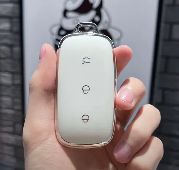 Чехол на ключ Geely Galaxy M9/EX5 TPU White