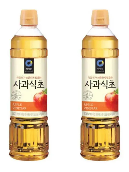DAESANG Уксус яблочный Apple Venegar 6% 500 мл, 2 шт