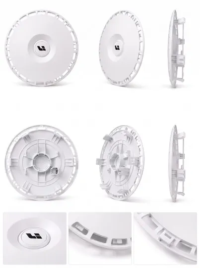 Колпаки на диски R13, R14, R15 ABS Пластик Комплект 4 Шт