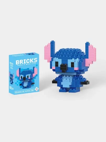 Мини-конструктор 3D Bricks с фигурками персонажей Дисней, Марио и Спанч Боба