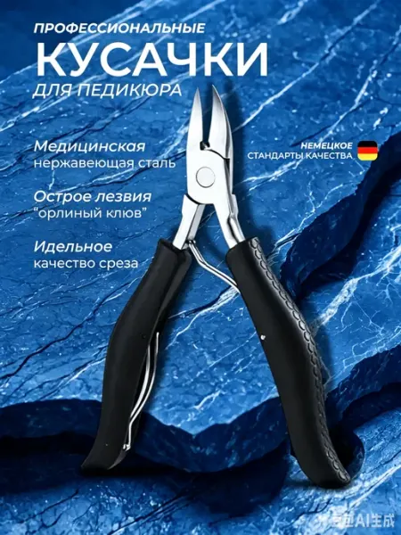 Кусачки педикюрные для ногтей толстых Creatyy
