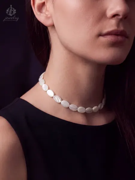 Бусы из перламутра натурального ожерелье на шею jewelry бижутерия для женщин