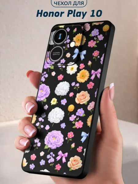 Чехол на Honor Play 10 с принтом Цветочный бантик Infinity pick
