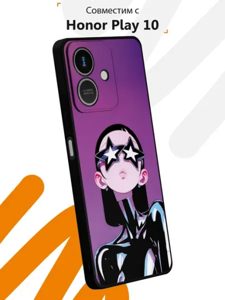 Чехол на Honor Play 10 с принтом Девушка Мобилиус