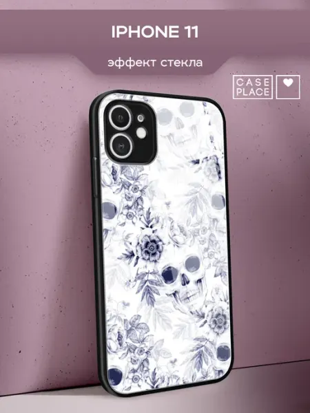 Чехол на iPhone 11 череп Case Place