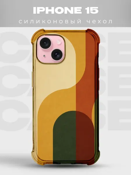 Чехол на iPhone 15 Абстракция PRINTberries