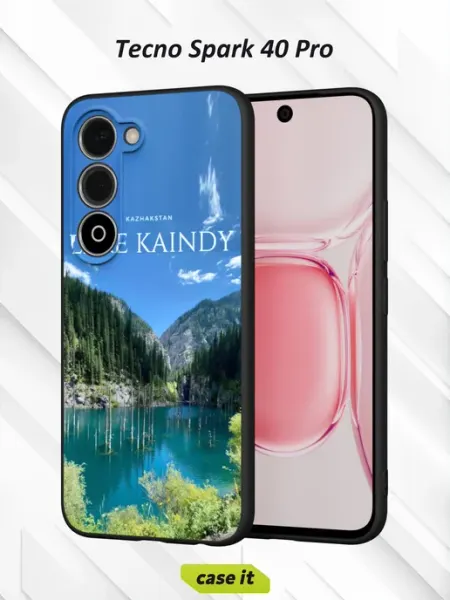 Чехол на Tecno Spark 40 Pro с принтом Озеро Каинды Case it