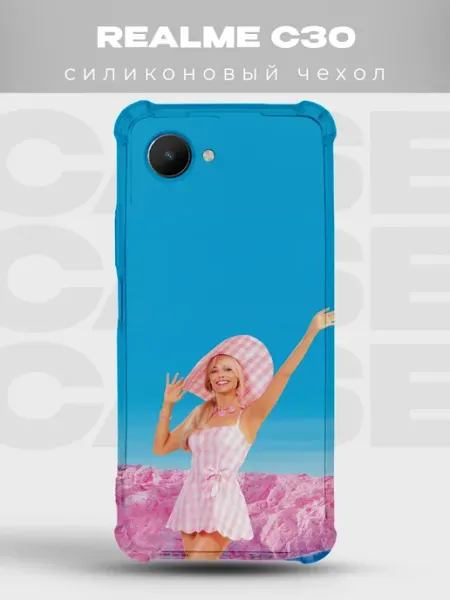 Чехол на Realme C30 Barbie PRINTberries