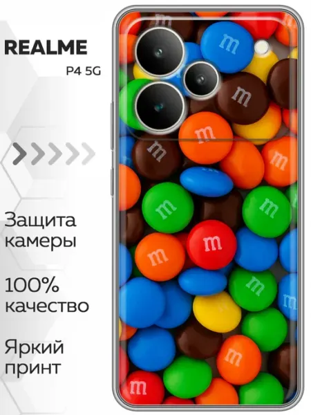 Чехол на Realme P4 яркий красивый Marketclub