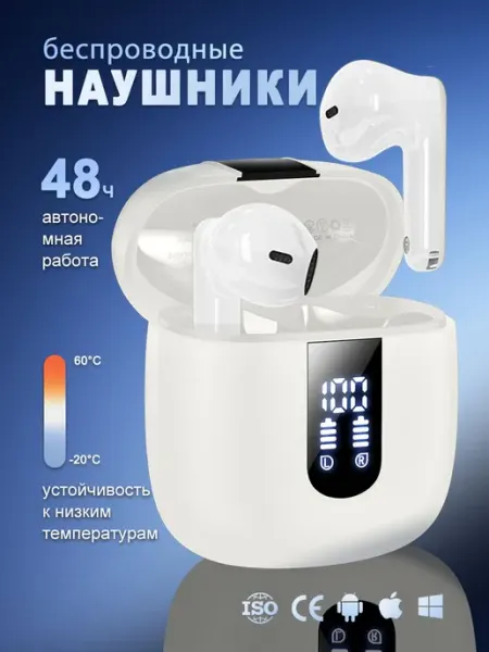 Наушники беспроводные,Наушники беспроводные с микрофоном,нау