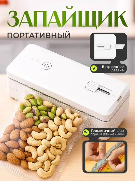 Garden Emili Ручной запайщик пакетов с ножом и магнитом