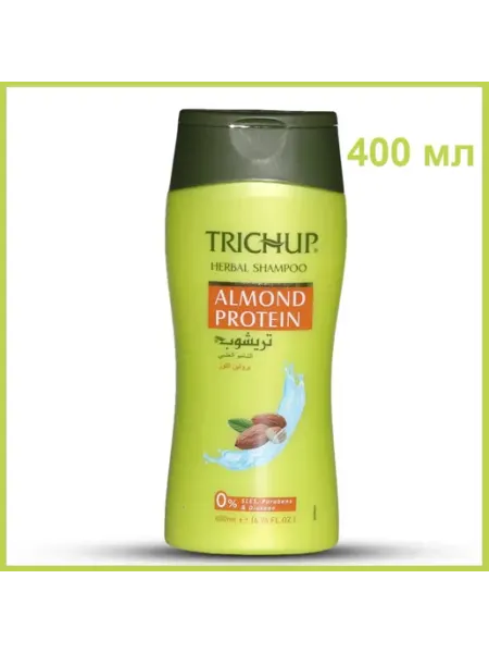 TRICHUP Шампунь для волос Миндальный протеин 400 мл
