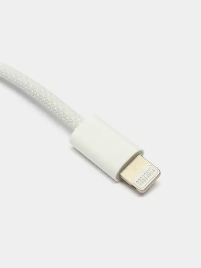 Кабель Type-C to Lightning 20W, провод для быстрой зарядки iPhone, 1 метр, белый - Зарядные устройства для аккумуляторов
