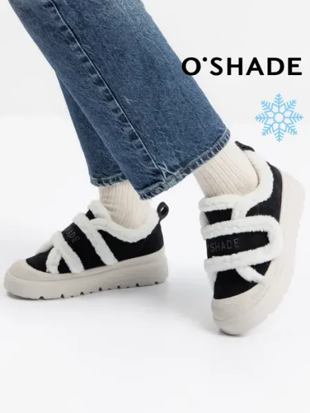 Женские полуботинки зимние меховые O`SHADE