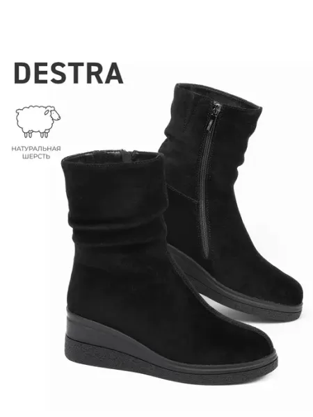 Зимние полусапожки женские Destra