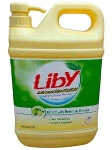 Liby Средство для мытья посуды и овощей Liby/ Средство для мытья посуды Liby Лимон, 1,5 л