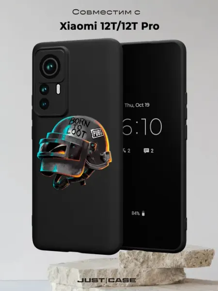 Чехол на Xiaomi 12T 12T Pro с принтом Шлем принт-бутик