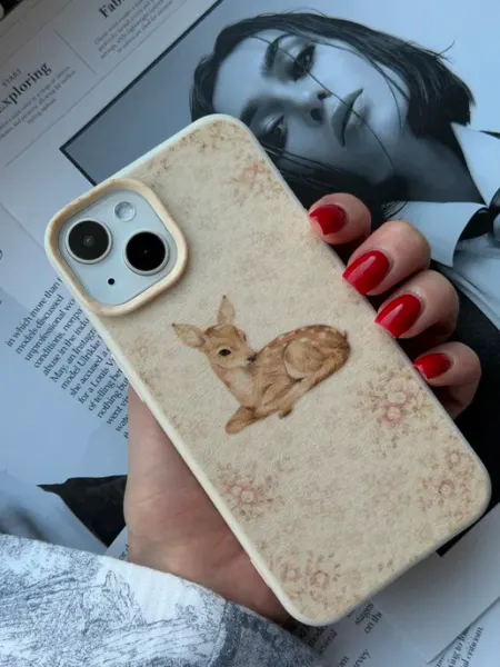Чехол на iphone 15 с оленем VAcase