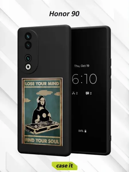 Чехол на Honor 90с принтом Мона Лиза Case it