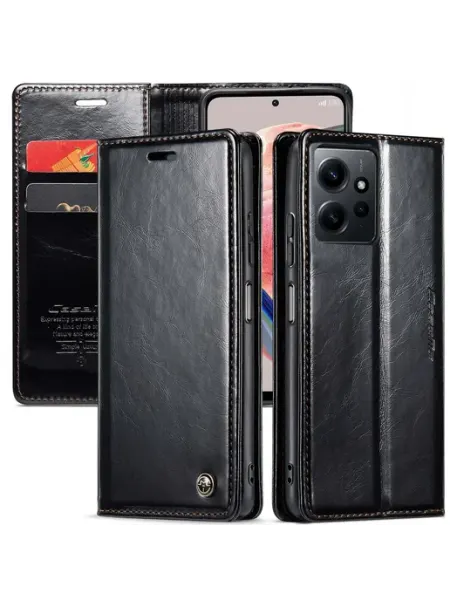 CaseМe Кожаный чехол в стиле ретро для Xiaomi Redmi Note 12