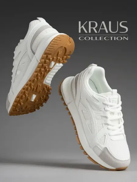 Кроссовки женские белые KRAUS Collection