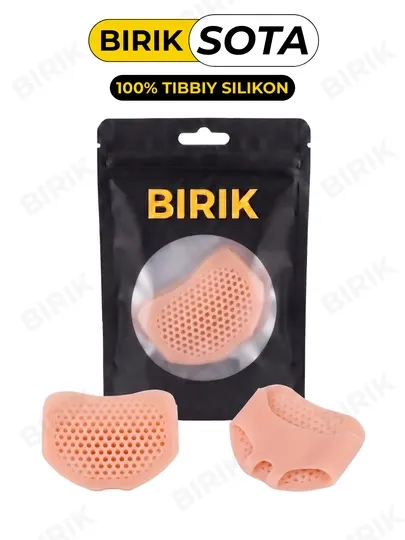 Подушечки под переднюю часть стопы BIRIK SOTA, силиконовые, с петлёй, соты, 2 размера - Ортопедические стельки и полустельки, корректоры стопы