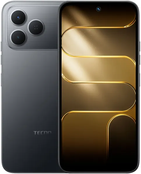 Смартфон Tecno Spark 50 8/256 ГБ, Nano-SIM, черный, Ростест (EAC)