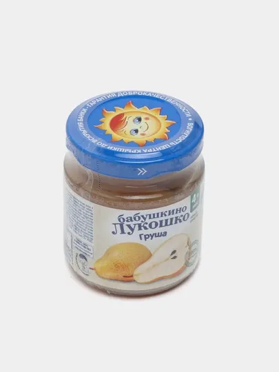Бабушкино лукошко, пюре из груш, 100 г - Детское пюре