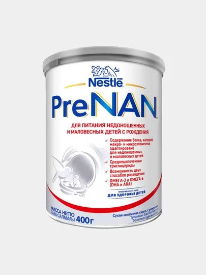 Детское питание Nestle PreNAN, 400 г - Детские смеси